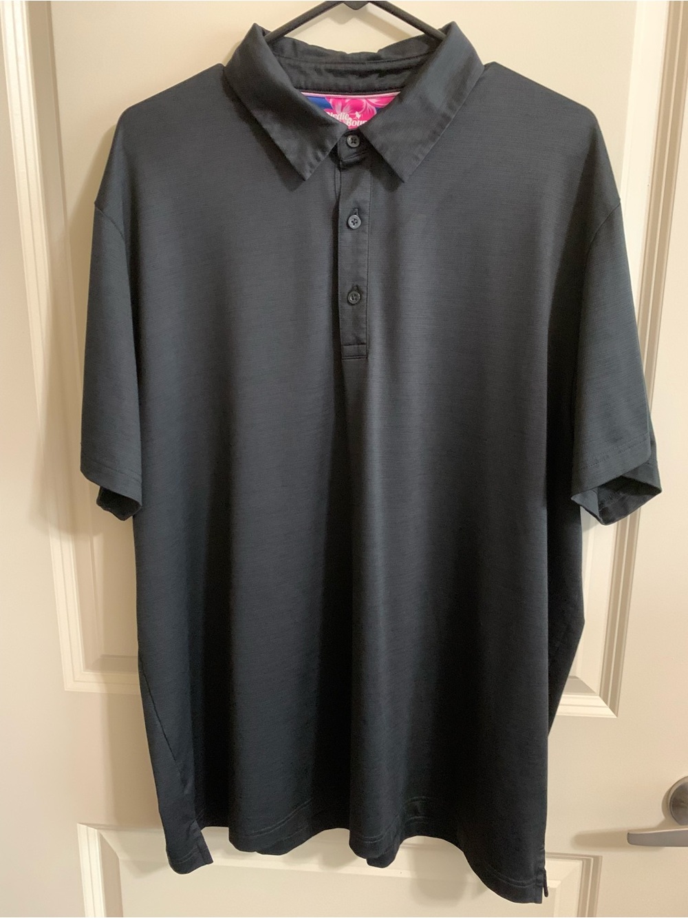 Birdies Black Short-Sleeve Polo